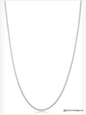 925 Sterling Silver Wheat Chain Necklace 1.5mm 26" Italy Made